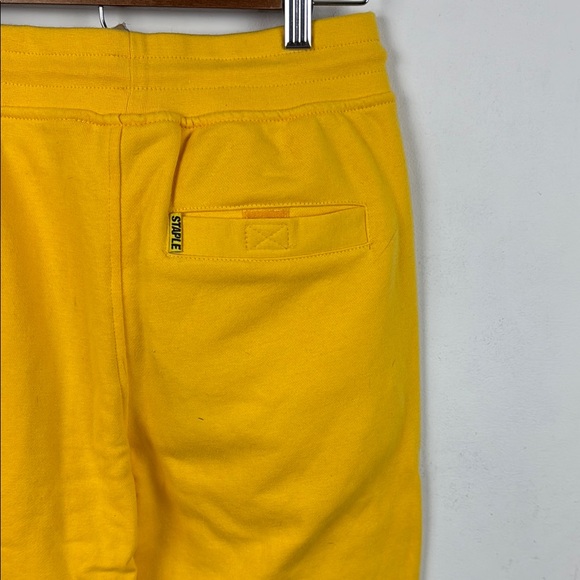 Yellow Staple Joggers with Scenic Print - Picture 5 of 7